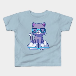 Books are Purrrfect! Kids T-Shirt